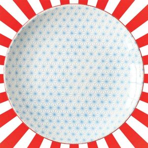 Assiette Japonaise en Céramique – Asanoha