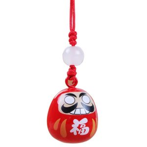 Porte-Clés Porte Bonheur Japonais – Daruma