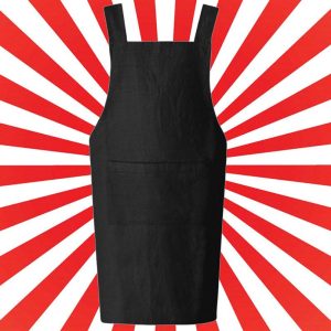 Tablier Japonais Noir Lin