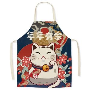 Tablier de Cuisine Chat Japonais