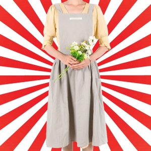 Tablier Japonais Gris