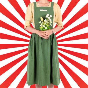 Tablier Japonais Vert