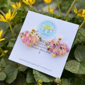 Boucles d'oreilles Fleurs de Lotus