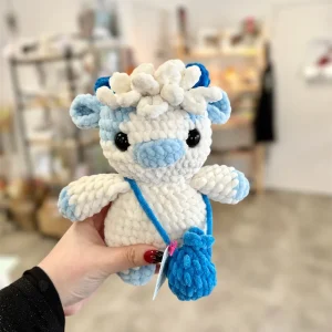 Vache myrtille au crochet